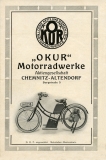Okur Kraftrad Prospekt 1920er Jahre