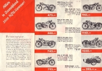 NSU Motorrad Programm ca. 1939