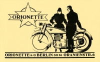 Orionette program 1926/27