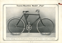 Preview: Post-Fahrräder Programm ca. 1914