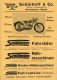 Schürhoff Programm 1950er Jahre