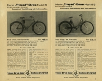 Triepad bicycle program 1935