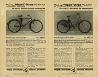 Triepad bicycle program 1935