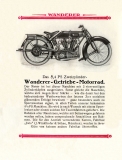 Wanderer Zweizylinder Modell 5,4 PS Prospekt 2.1925