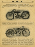 Württembergia motorcycle test 1925