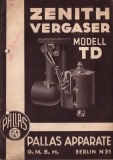 Pallas Zenith carburator TD 5.1940