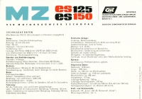 MZ ES 125 150 Prospekt 1962