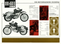 Preview: MZ ETS 175 / 250 / 300 G Prospekt 1966