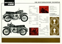 Preview: MZ ES 250/1 Prospekt 1966