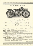 Preview: RMW 500 ccm Touren und Sport Prospekt ca. 1927