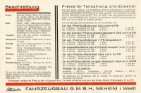 Phönix Programm ca. 1934