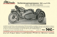 Phönix 200 ccm Prospekt 1933-35