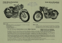 Tornax E 250 und Z 250 Prospekt 1953