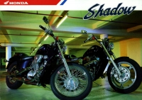 Honda VT 600 C and VT 1100 C brochure 1988