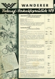 Preview: Wanderer Fahrrad Preisliste 5.1938
