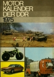 Motor-Kalender GDR 1975