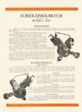 Hfd Kurier Einbaumotor Prospekt 1922