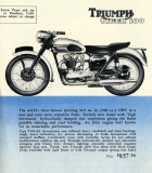 Triumph Programm 1960er Jahre