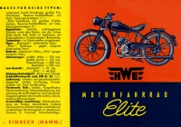 HWE Kleinkraftrad brochure 1950