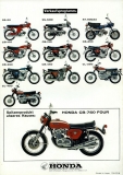 Honda Motorrad Programm 1970