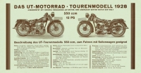 UT 550 ccm SV brochure 1928