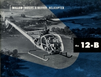 Hiller Helicopter 12-B Prospekt ca. 1953