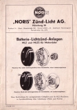 Noris Zünd-Lichtanlage für Motorräder MLZ and MLZS 1951