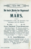 Mars Fahrrad und Motorrad Programm 1905