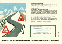 Kreidler Florett Prospekt 8.1959