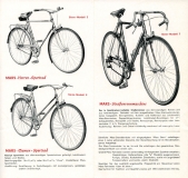 Mars Fahrrad Prospekt ca. 1955