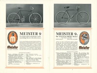 Meister bicycle program ca. 1930