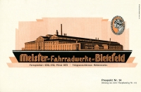 Meister Fahrrad Programm ca. 1930