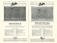 Meister Fahrrad Programm 1930