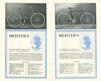 Meister Fahrrad Programm ca. 1929