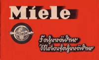 Miele bicycle and motorcycle brochure 1936