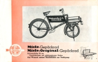 Miele Fahrräder und Motorfahrräder Prospekt 1936