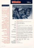 Miele 150 ccm Motorrad Prospekt 7.1953