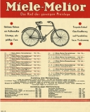 Miele Melior Fahrrad Prospekt 2.1932