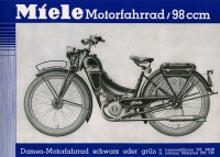 Miele motorcycle brochure 1937