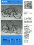 Miele Fahrrad und Motorrad Prospekt 6.1953