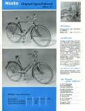 Miele Fahrrad und Motorrad Prospekt 6.1953