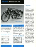 Miele Fahrrad und Motorrad Prospekt 6.1953