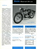 Miele Fahrrad und Motorrad Prospekt 6.1953