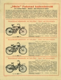 Miele bicycle with Sachs motor brochure 1931