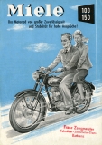 Miele 100 and 150 ccm motorcycle brochure 3.1954