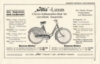 Iltis Fahrrad Prospekt ca. 1932