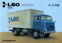 IFA L 60 1218 4X2 IKB Prospekt 1989