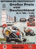 Program Hockenheimring 26.9.1982