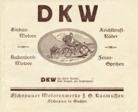 DKW Reichsfahrt-Modell und Sportmodell Prospekt 6.1923