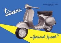 Vespa Grand Sport Prospekt ca. 1955